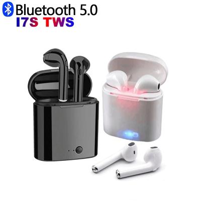 China i7s In-ear tws wireless earbuds blue tooth 5.0 headphones sport Earbuds headset with Mic Charging box headphones for all smartphones for sale