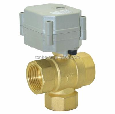 China General Three Way Electric Motorized Ball Valve Electric Actuator Valve for sale