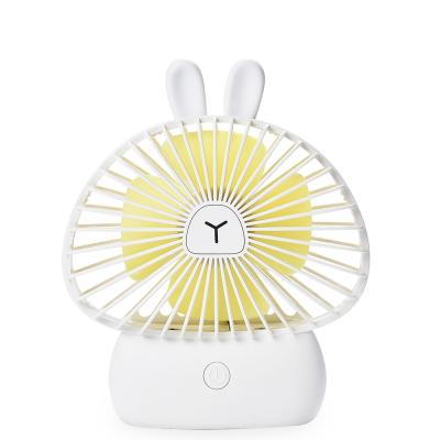 China Creative Portable Handy Electric Light Usb Mini Fan Rechargeable With Led Piano Design 2021 Live Things Practical Activities Birthday Gift for sale