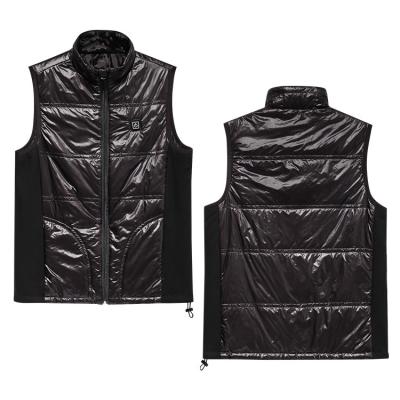 China Graphene Fleece Mens QUICK DRY High Temperature DC Slim Battery Operated Sleeveless Man Woman Heated Vest With Battery for sale