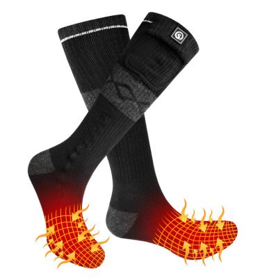 China QUICK DRY Winter Self Men Thermal Socks 7.4V 2200 Mah Battery Powered Electric Heated Heater with 3 Heat Settings for sale