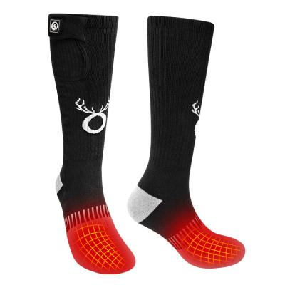 China QUICK DRY Unisex Winter Outdoor Sports Warm Rechargeable Battery Ski Socks For Men Women Electric Foot Heater for sale