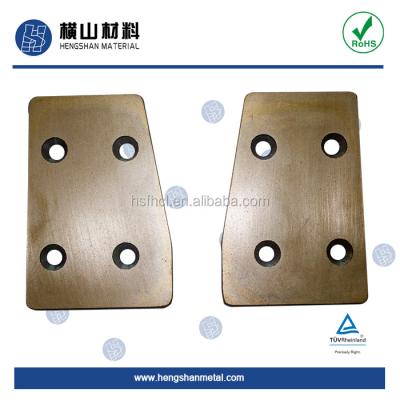 China Bronze Maintenance Free Slide Plates For Tire Mold Container (DEVA oiles glebus) for sale