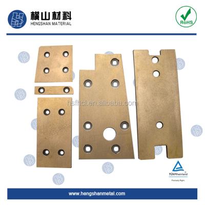 China Wear bronze plate for tire segment mold for sale