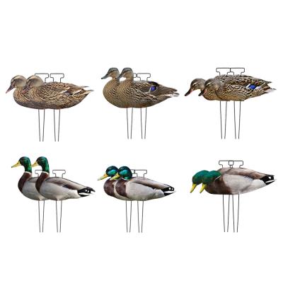 China Custom PP Mallard Silhouette Decoys For Hunting Waterproof Anti Reflective Multiple Style for sale