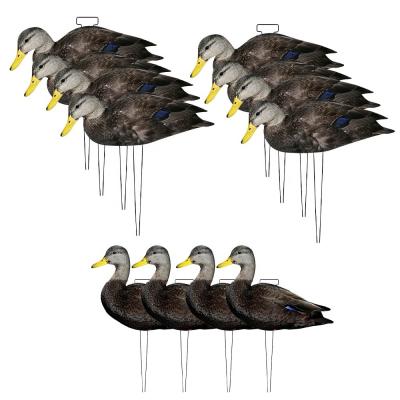 China Waterproof Plastic Black Duck Silhouette Decoys for Hunting Custom Multiple Style for sale