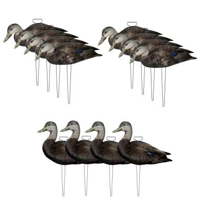 China Fully Flocked Duck Silhouette Decoy 5mm Thickness 1200g Black Color Waterproof for sale