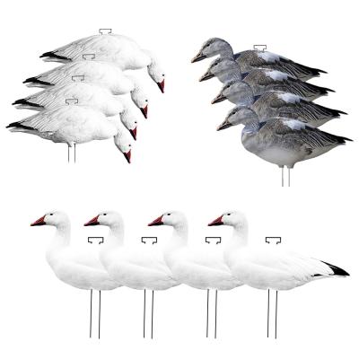 China Feeder Body Lifelike Eva Plastic Silhouette Geese Decoy For Juvenile Snow Goose Rester Bait for sale