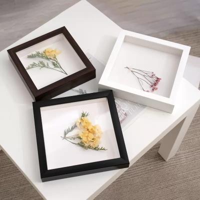 China Personalized Mdf Wooden Small Picture Frames Tabletop Home Decor Customized Size for sale