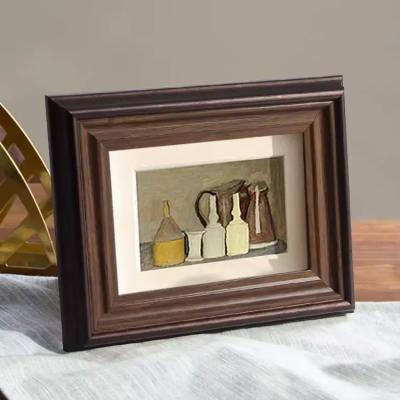 China Multi Color Small Painting Frames Nail Free Photo Frames For Home Office Hotel Decor for sale