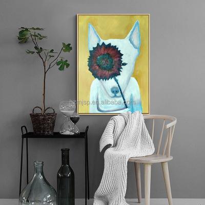 China OEM ODM Abstract Animal Oil Painting On Canvas Wall Art Decor Modern Textured for sale