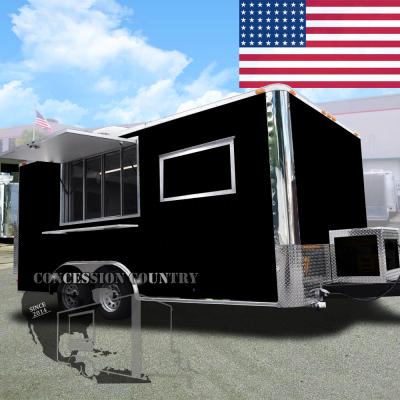 China CONCESSION TRAILERS Israel Standard Modern Large Capacity Shave Van Trailer Mobile Food Food Trailer Manufacturing for sale