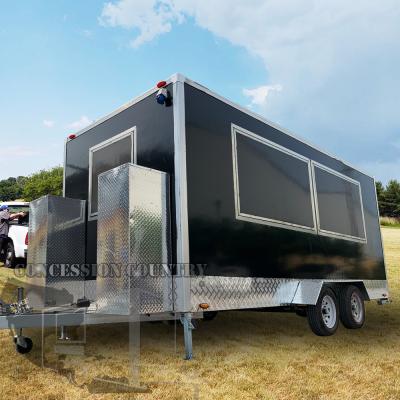 China DEALER TRAILERS 2021 New Design Approved Fast Food Mobile Airstream Food Trailer and Chinese Food Truck for sale