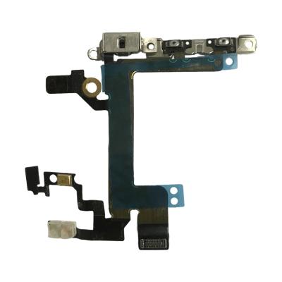 China Replace Damaged Wholesale Cell Phone Parts Power Switch On Off Flex Cable For iPhone 5S Volume Flex Button for sale