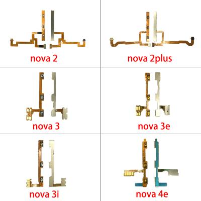 China Replace Damaged Main Flex Cable For Huawei nova 2 2plus 3 3e 3i 4e Phone Parts Power Switch Button On/Off Volume Control Button for sale