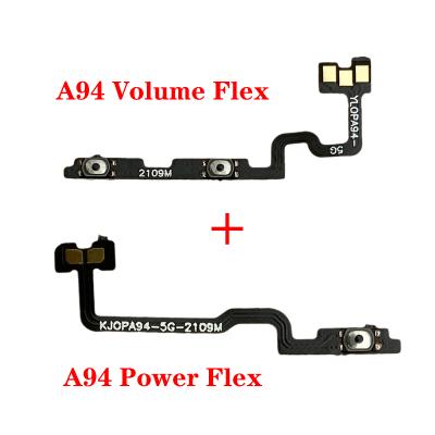 China Replace Damaged Button Flex Ribbon Replacement Parts Power&Volume Flex Cable For Oppo A94 Power Volume Side Key Phone Parts for sale