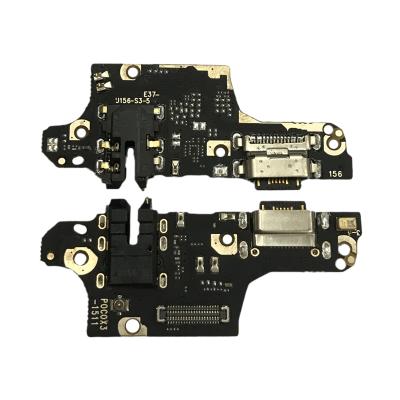 China Replace Phone Parts USB Charger Panel Port MIC Connector PCB Damaged Dock Charging Flex Cable For Xiaomi Poco X3 for sale