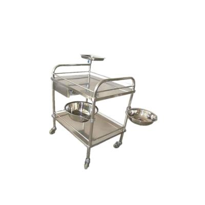 China THR-ST-040 Modern Modern Stainless Steel Hospital Dressing And Medical Trolley for sale