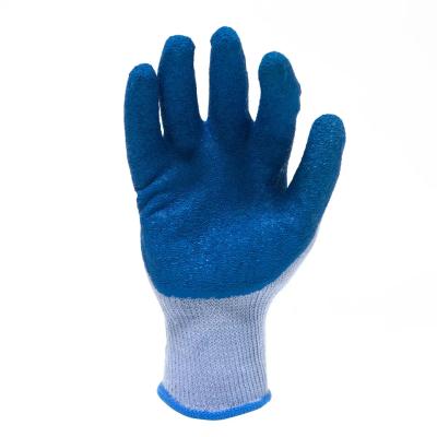 China General Purpose Safety Gloves Ply Industrial Latex Rubber Palm Hand Protection Coated Work Gloves for sale