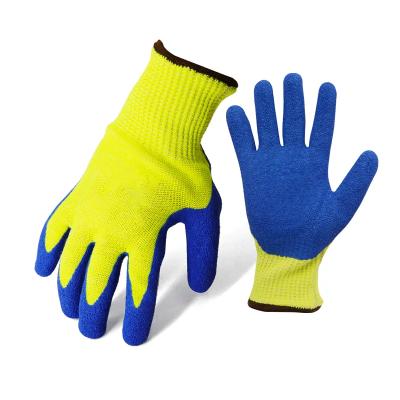 China General Purpose Yellow Heavy Duty Anti Slip Work Gloves Industrial Working Gloves Reusble Hand Gloves for sale