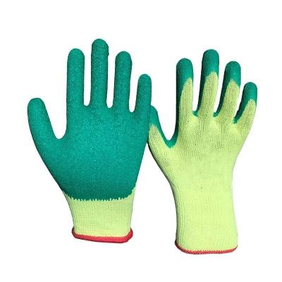 China New China Manufacturer Durable Garden Repair Industrial Nylon Latex Coated Safety Working Gloves for sale