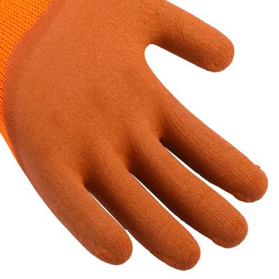 China Keep warm down warm foam finger reinforced workgloves safety gloves working gloves safety and chemical industrial gloves, caring for sale