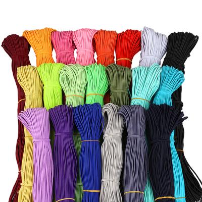 China 100yard/lot 2.5mm Colorful High-elastic Round Bungee Line Bungee Protection Device Elastic Rope Line For DIY Jewelry Accessories Crafts 030053000 for sale