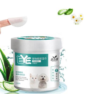 China Sohpety Cat Pet Dog Grooming Cleaning Sustainable Bamboo Teeth Eye Cleaner Organic Wet Wipes For Dogs Pets for sale