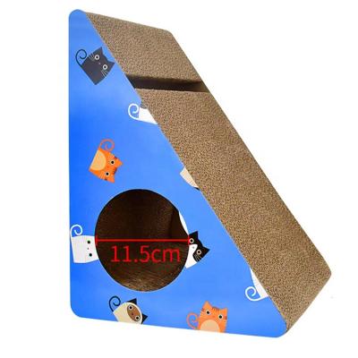 China Sohpety Sustainable High Quality Multiple Shapes Board Pet Work Area Mat Cardboard Cat Scratcher for sale