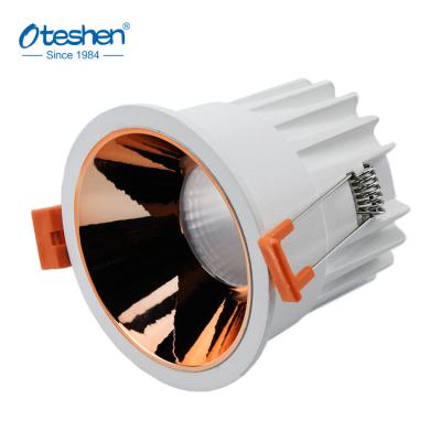 China Different Design New Modern LED Reflectors Anti-glare Spotlight Around Recessed COB Led Downlight 7W 12W 18W for sale