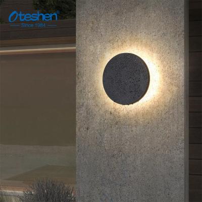 China Oteshen New Item 12W Outdoor PC Outdoor Wall Light IP65 Led Wall Lamp for sale