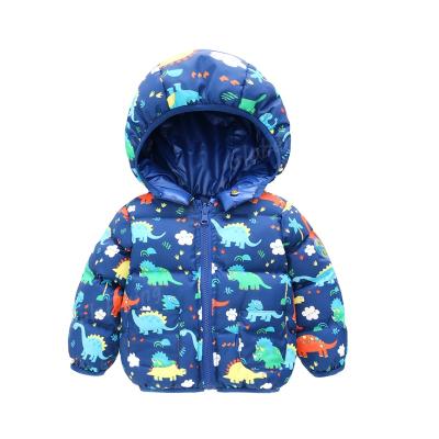 China Anti-wrinkle light cotton jacket winter designer child clothing cartoon thicken both sides to use cotton-padded jacket for sale