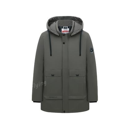 China men's winter warm male Cotton-padded parride cotton-padded wear along coat inner thickened men for sale