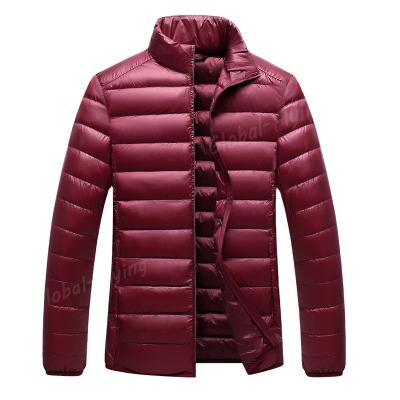 China Men's Ultra Light Anti-Wrinkle Down Jacket Hood Light Weight Down Jackets for sale