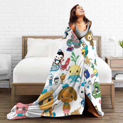 China HOT SALE flame retardant custom sublimation fleece digital printed blanket for sale