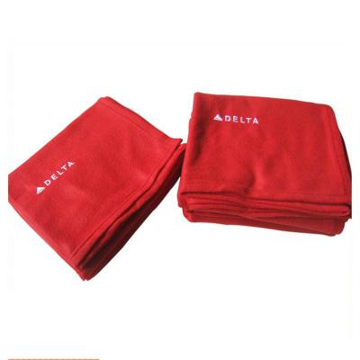 China Shaoxing Disposable 100% Polyester Flame Retardant Blanket For Airline Blanket Acrylic for sale