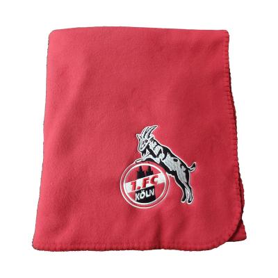 China Disposable side brush and one anti pilling side fleece blanket WITH LOGO for sale