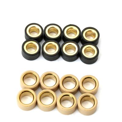 China Aluminum Iron Copper 8PC Motor Variator Roller Weighs 26x13mm For Suzuki Malaguti 400cc Scooter for sale