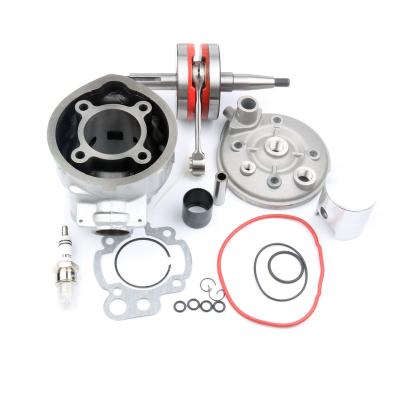 China Cylinder Bore Kit Racing Crankshaft Piston For IPC Keeway 50cc AM6 Minarelli 2T Motorcycle 90cc Metal Big for sale