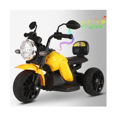 China Factory Wholesale Luxury Kid Double Drive Ride Directly On 6v Rechargeable Electric Toy Motorcycle Car For Kids Safety for sale