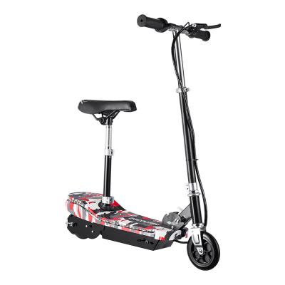 China Adult 120W Mini Electric Scooter Steel E-scooter Folding Scuter 2 Wheel Folding Electric Scooter for sale