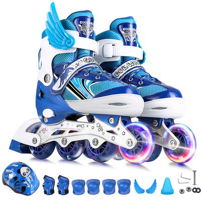 China Left Foot Loading Outdoor Entertainment Wheel Kids Adjustable Height Snap Roller Skate One Shoes Protector Sets For Boys And Girls for sale