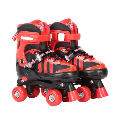 China Left Foot Loading Professional Customized Fancy Children's Skate Suit Lock Wheel Single Double Row Fitted Roller Skating Shoes For Children for sale