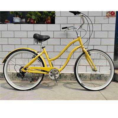 China Factory Wholesale Cheap Price High Carbon Steel City Bike 26