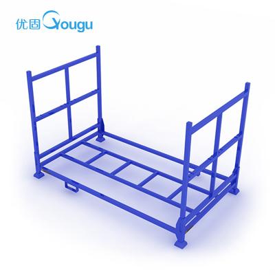 China Corrosion Protection Powder Plated Folding Logistic Stacking Rack Shelves Galvanize Boltless Metal Rack For Warehouse Storage for sale