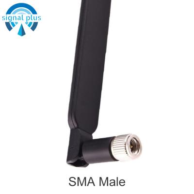 China 4g Antenna 700-2700MHz Black LTE 4G Router Antenna SMA Male Connector For Huawei SER-0727-6S for sale