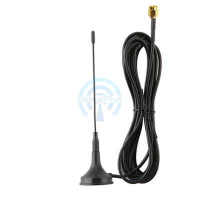 China 800mhz 900mhz 824-960/1710-1990MHz gsm gprs magnetic antenna 3dbi with 3m cable SEM-0918-3 for sale