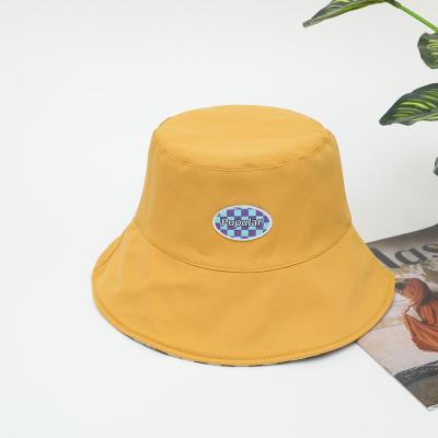 China Casual Unisex Custom Cotton Bucket Hat Wholesales Street Fashion Fisherman Hat Fashion Checkerboard Brand Foldable Bucket Hat for sale