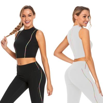 China Breathable Ready To Ship Wholesale Gym Suit Workout Fitness Wear Women Sports Suit Sports Wear Yoga Suit for sale