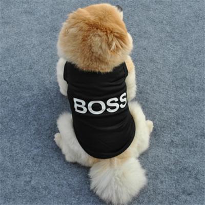 China Small Dogs Puppy Shirts Fashion Dog Vest Pet Summer Pet Clothes Polyester Nylon Cool Clothes for sale